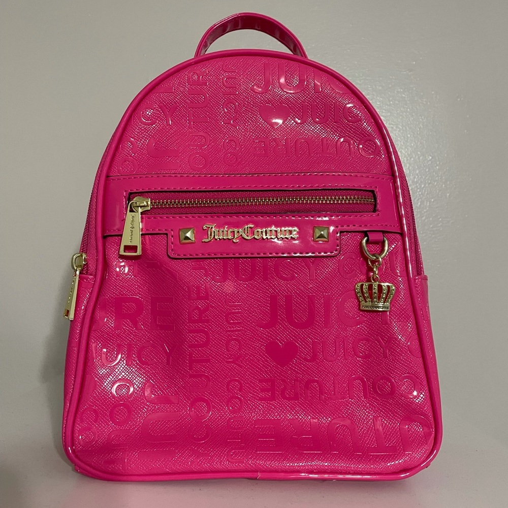 Hot pink juicy couture mini backpack